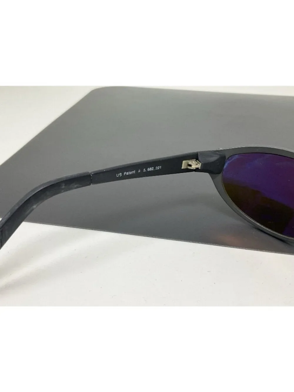 Revo 1804 055 Sunglasses FRAME ONLY  Brushed Gray Scratched Lenses